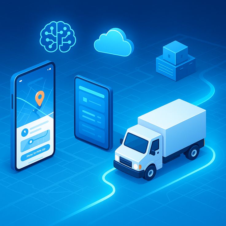 dispatch management system, route optimization software, last mile delivery app, warehouse management system, WMS development, transportation management system, TMS software development, freight management software, shipment tracking system, real-time logistics tracking, supply chain visibility platform, delivery management software, driver tracking app, logistics automation solutions, logistics analytics dashboard, logistics technology solutions, GPS tracking software, logistics platform development, shipping software development, cargo management system